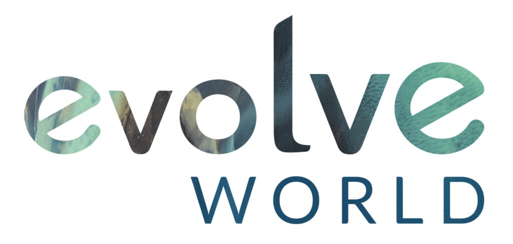 logo evolve world